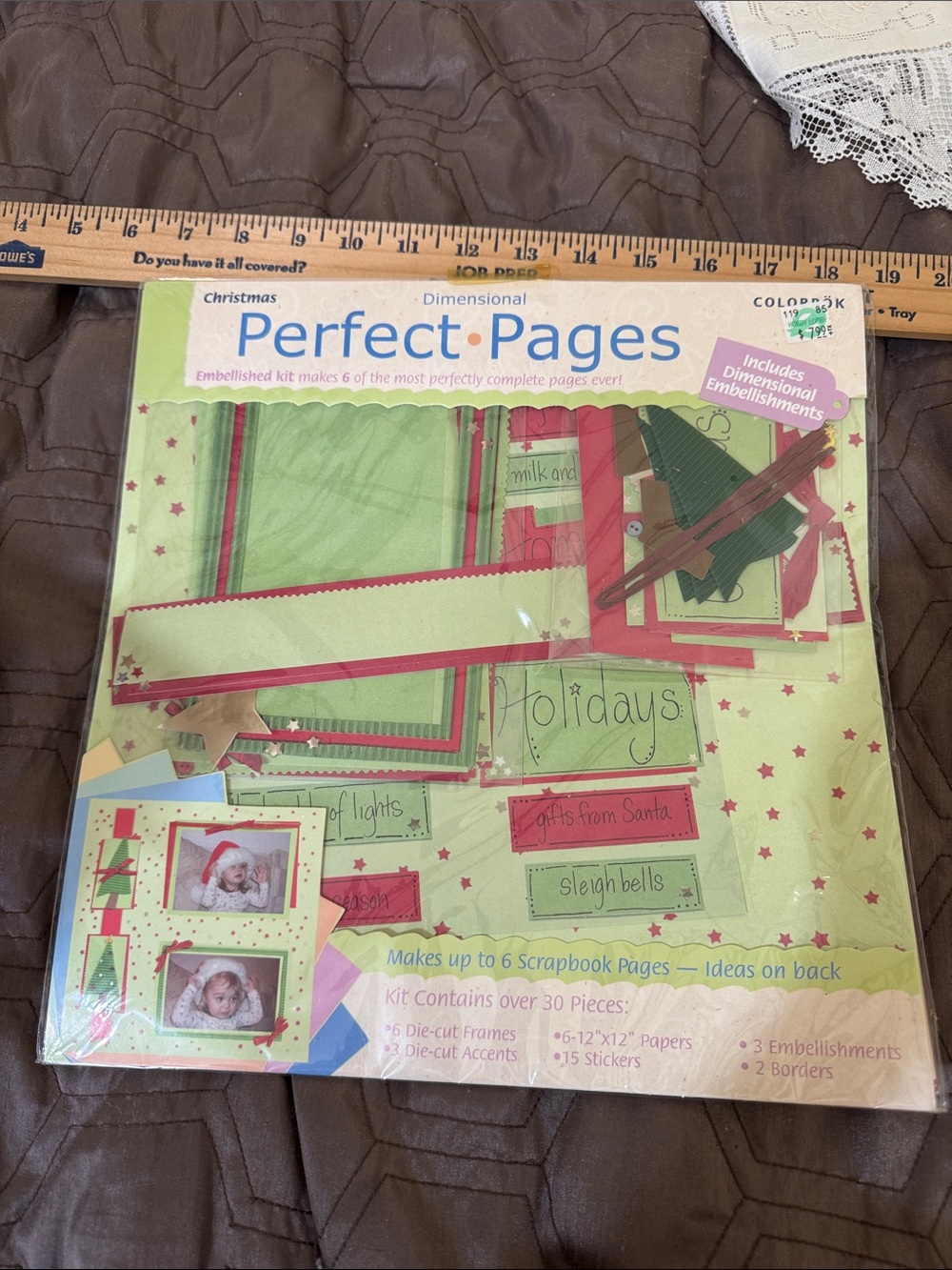 Christmas Scrapbook Kit - Green & Red
